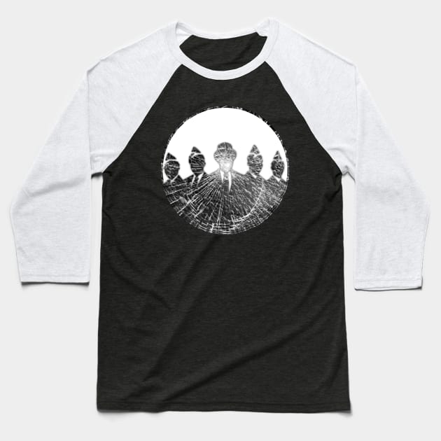 Coffin Dancing Pallbearers meme gray glass Baseball T-Shirt by BijStore